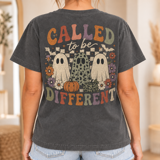 Called to Be Different Christian Fall T-Shirt for Women – Pepper Comfort Colors Tee