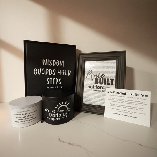 Personalized Christian Gift Box – Custom Scripture Date Faith Based Keepsake Gift