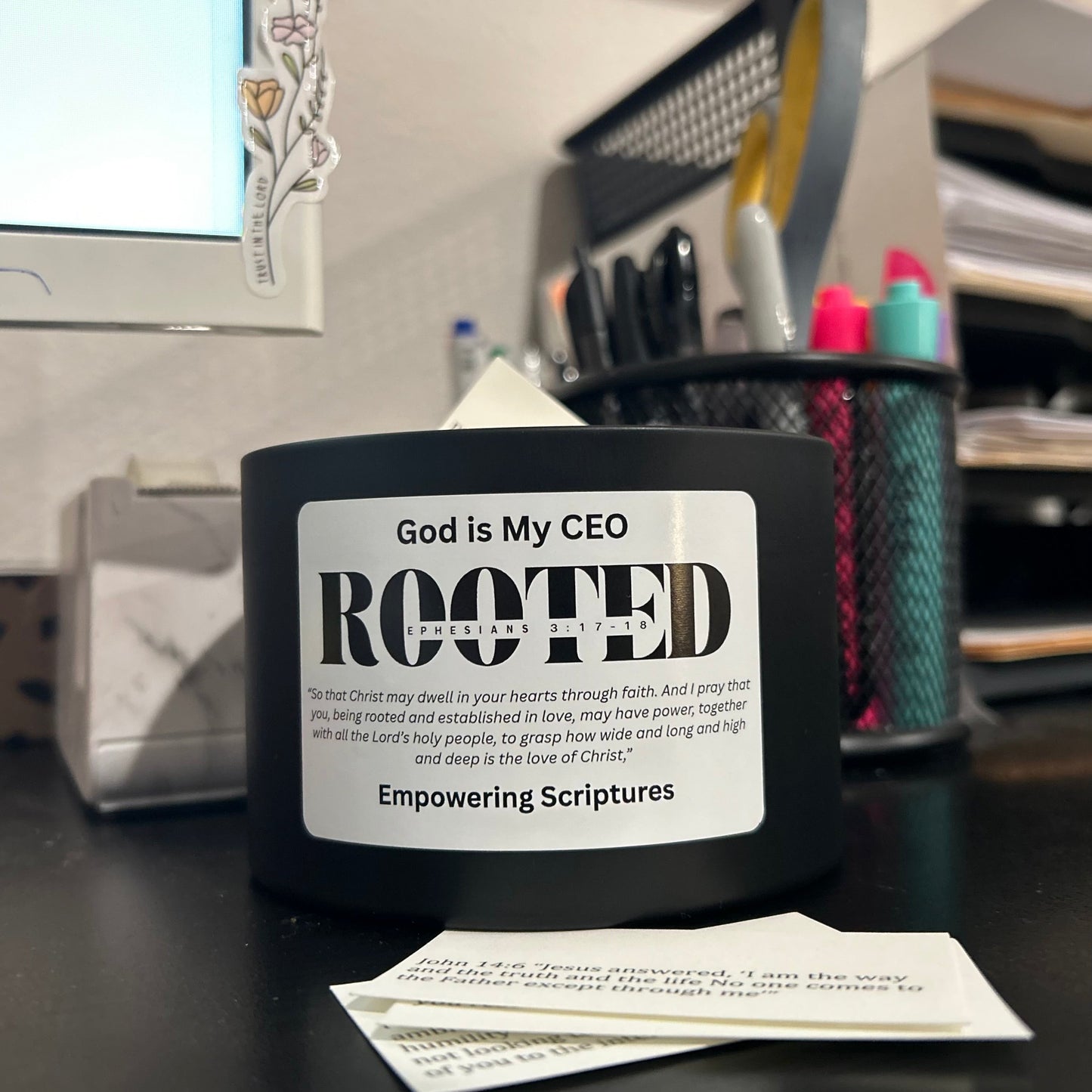 God Is My CEO Scripture Jar