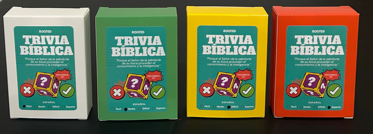Bible Trivia Card Game – Christian Family & Youth Group Bible Study Game (4 Levels)