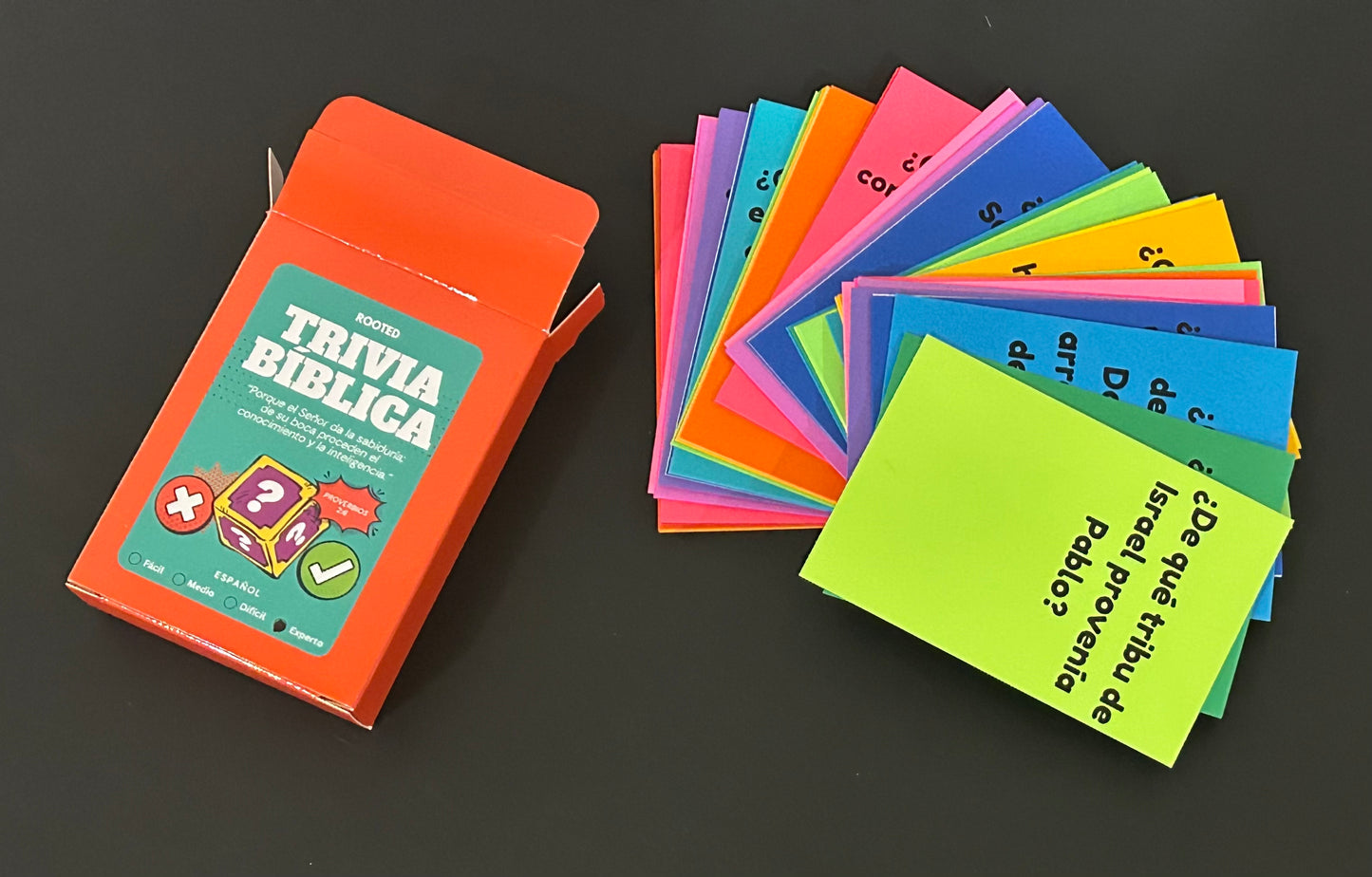 Bible Trivia Card Game – Christian Family & Youth Group Bible Study Game (4 Levels)