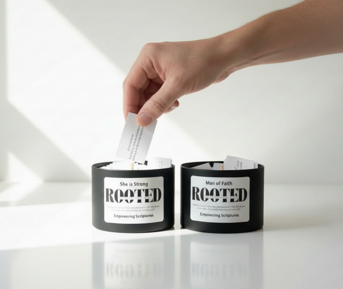 Custom Scripture Jars with Event Labels for Churches, Retreats & Conferences