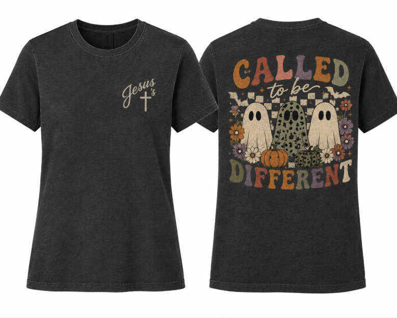 Called to Be Different Christian Fall T-Shirt for Women – Pepper Comfort Colors Tee