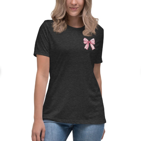 Rooted “Virtuous Woman” Proverbs 31 Christian T-Shirt for Women – Coquette Bow Shirt, Feminine Faith Graphic Tee, Christian Gift