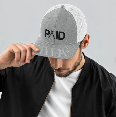 Rooted “Paid” Christian Hat – Richardson 112 Snapback Trucker Cap, Faith Baseball Cap, Men’s Christian Gift