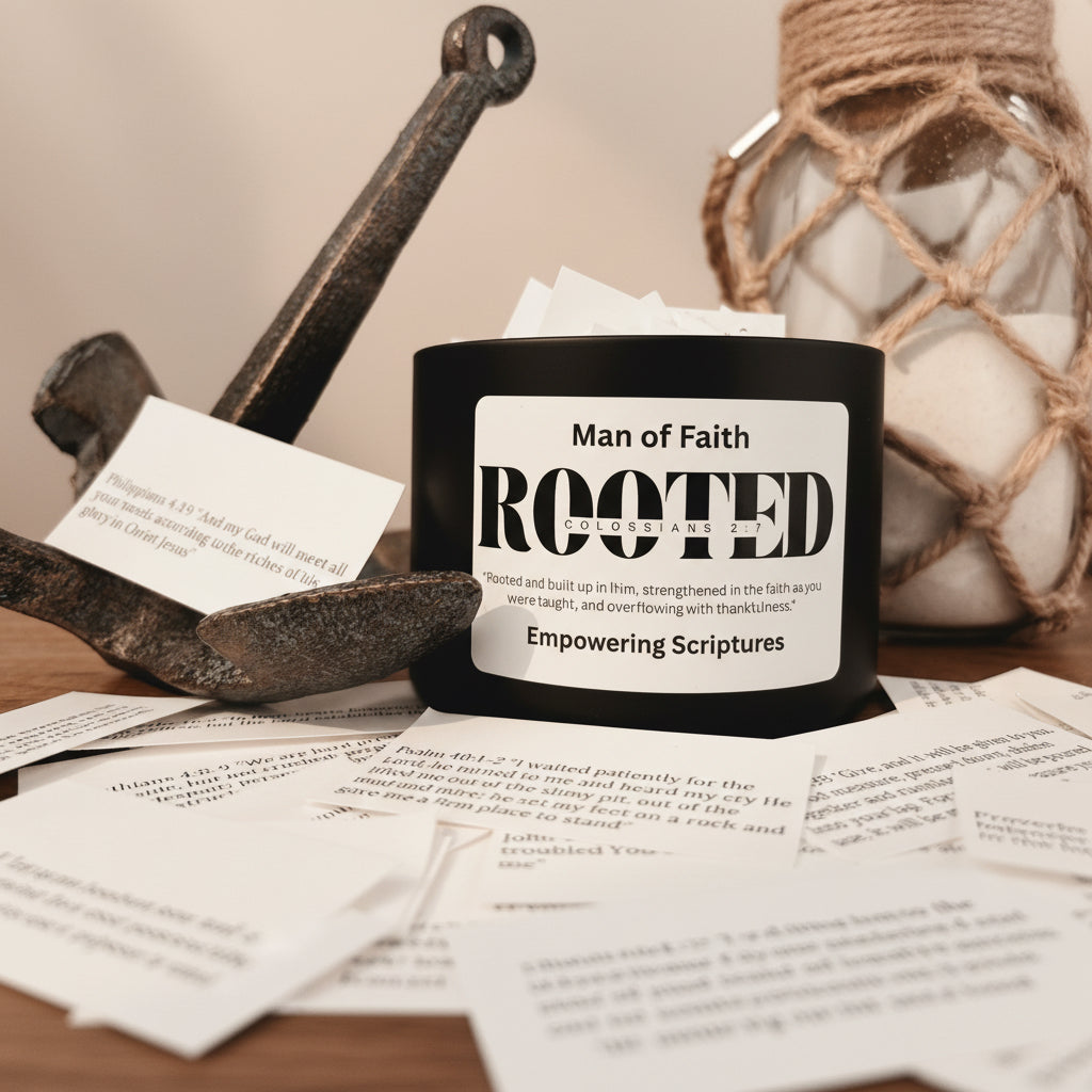 Man of Faith Scripture Jar