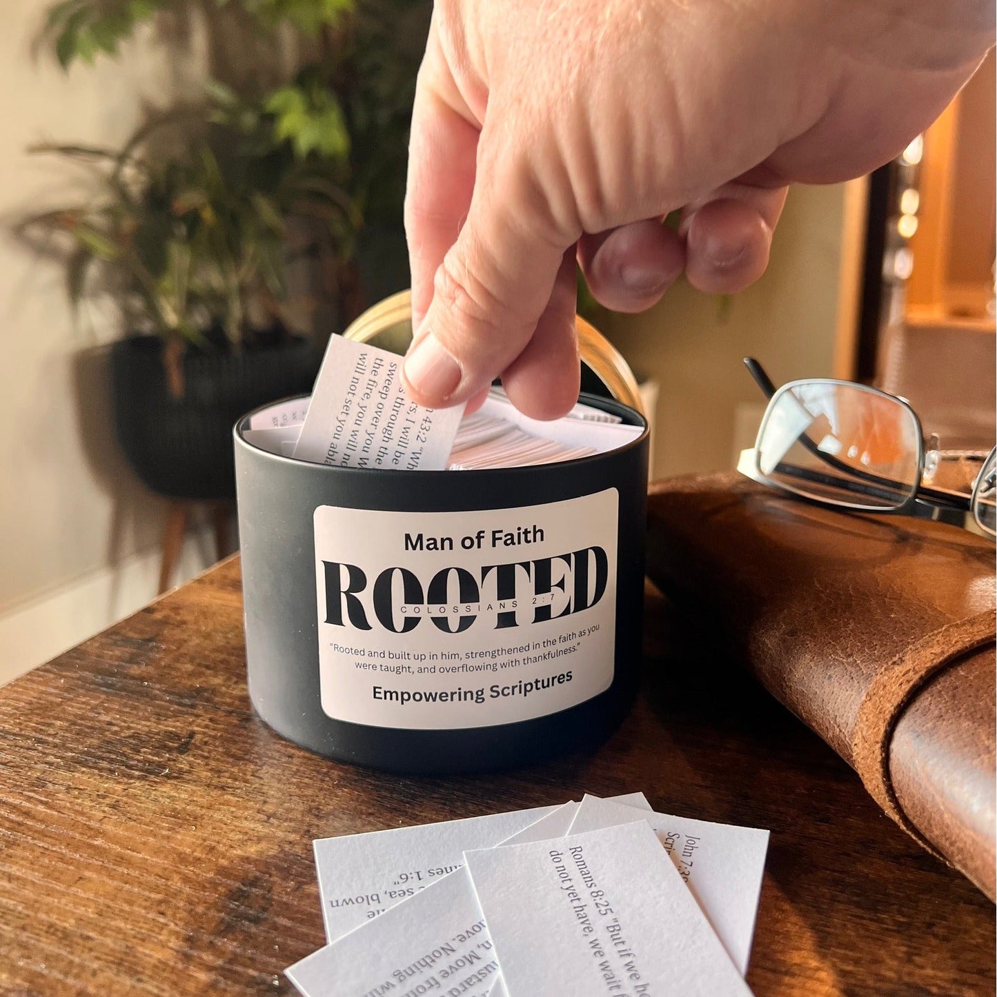 Man of Faith Scripture Jar