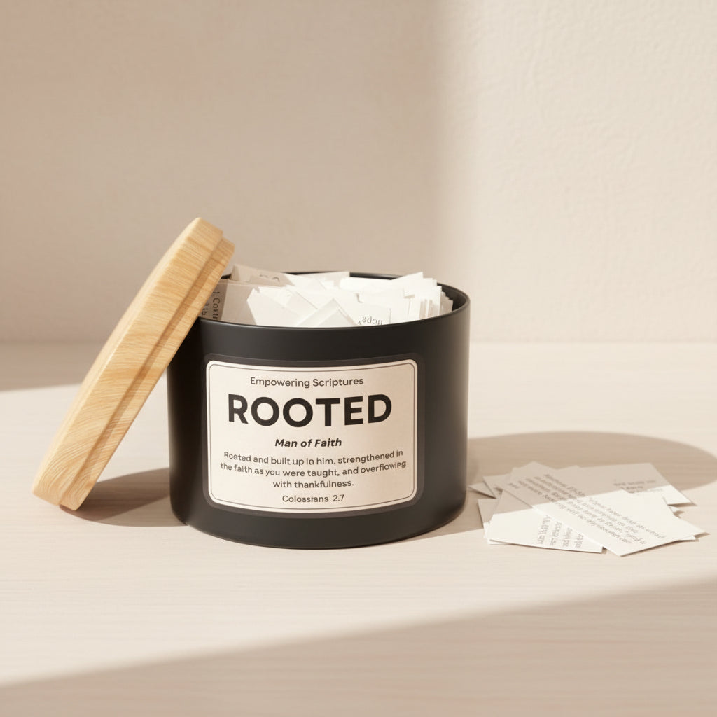 Man of Faith Scripture Jar