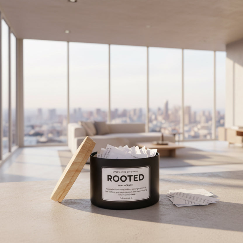 Man of Faith Scripture Jar