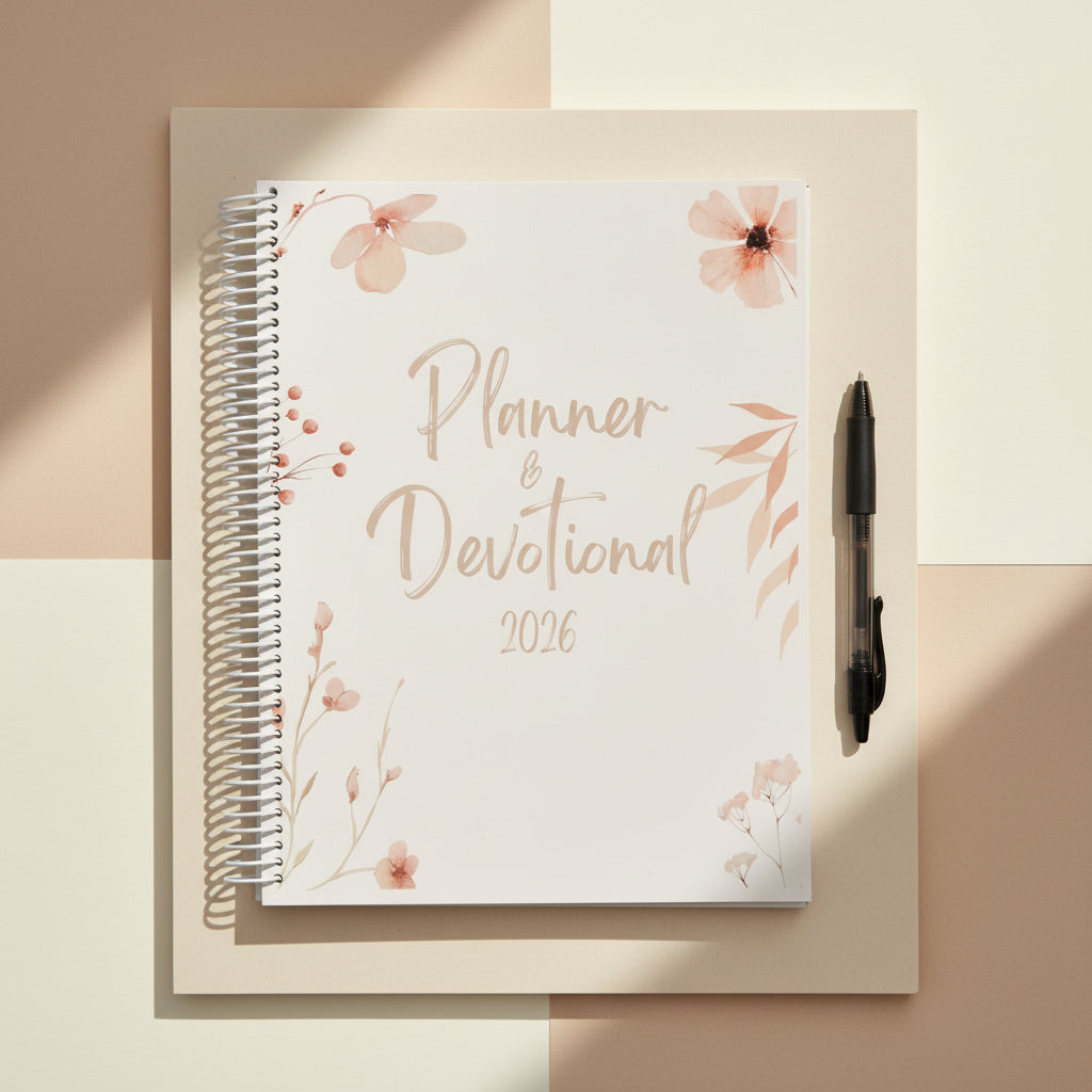 2026 Christian Planner & Devotional – Faith Based Work & Daily Planning Notebook